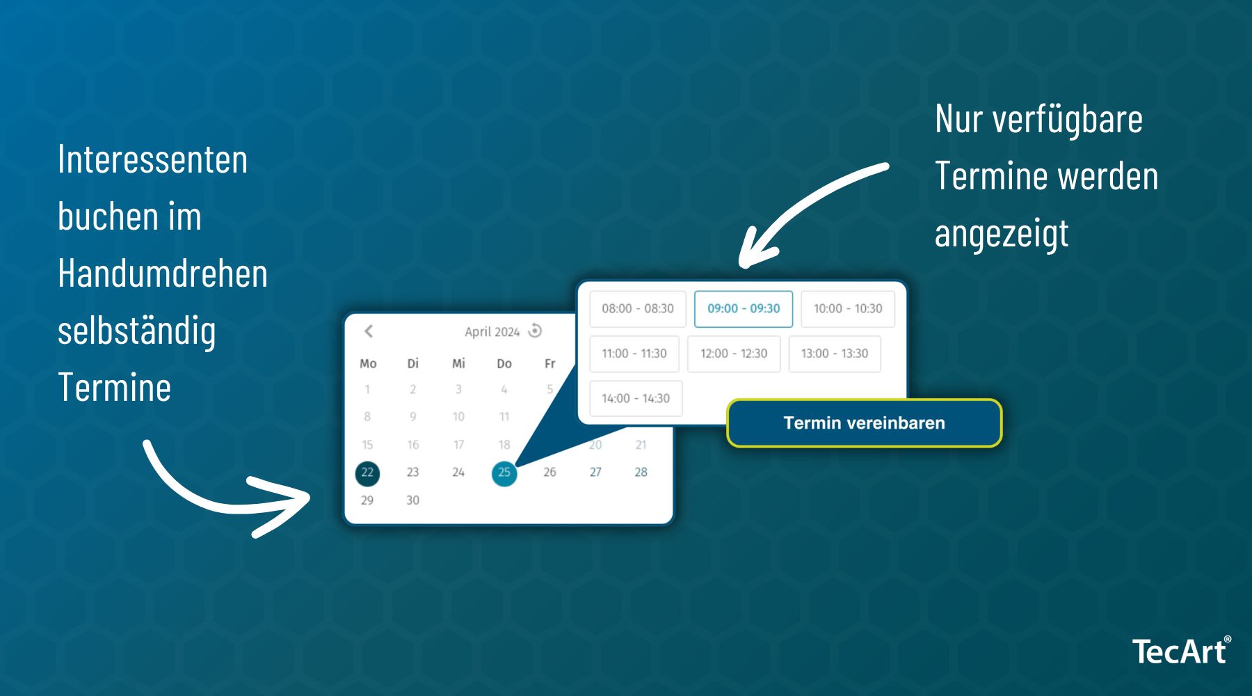 Interessenten buchen verfügbare Termine selbst
